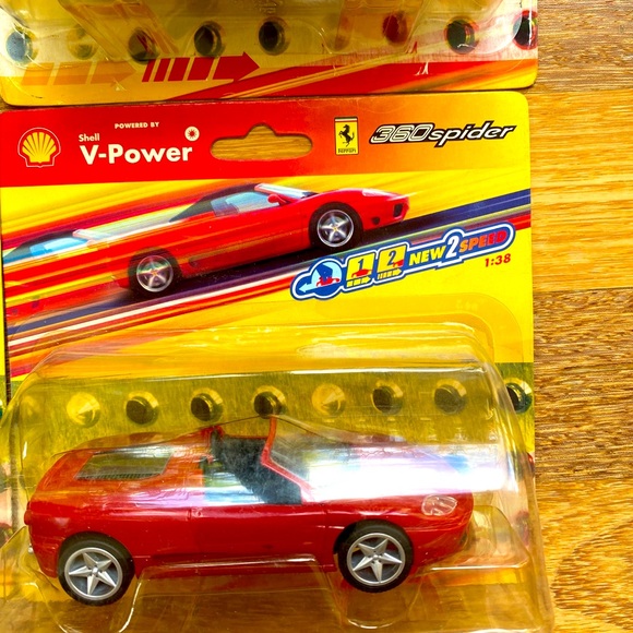 Set of 6 x 2006 Hot Wheels Shell V-Power Ferrari Pull Back 1:38 - Picture 6 of 7